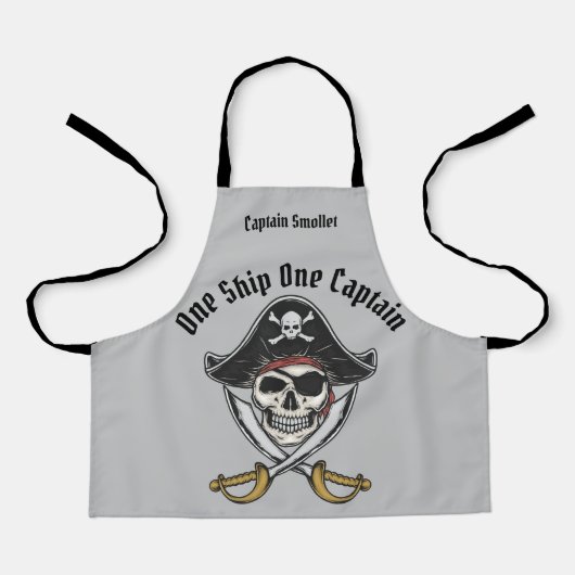 Tablier personnalisé Pirate (Recto)