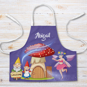 Tablier personnalisé pour enfants Fée et Gnome V