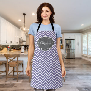 Tablier Personnalisé Purple Chevron