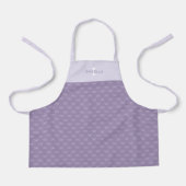Tablier Personnalisé Purple Simple Bow Motif Kids (Recto)