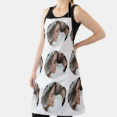 Tablier personnalisé simple ajouter circulaire photo colla (Insitu)