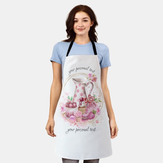 Tablier personnalisé, tablier de cuisson doux (Porté)
