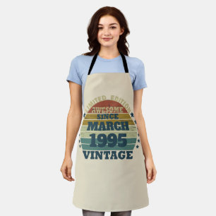 Tablier Personnalisé Trente vintage 30e anniversaire