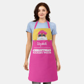 Tablier Personnalisé Tropical Père Noël (Porté)