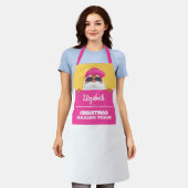 Tablier Personnalisé Tropical Père Noël (Porté)