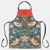 Tablier Personnalisé Vintage William Morris "Strawberry Th (Recto)
