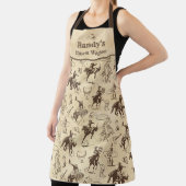 Tablier Personnalisé Western Rodeo Cowboy (Insitu)