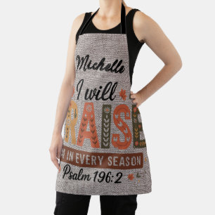 Tablier Personnalisée Belle Chute / Thanksgiving Christian
