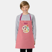 Tablier personnalisée NOM École d'art Artiste Apron (Porté)