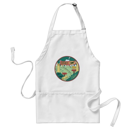 Tablier Personnaliser Apron pour le camp d'été (Devant)