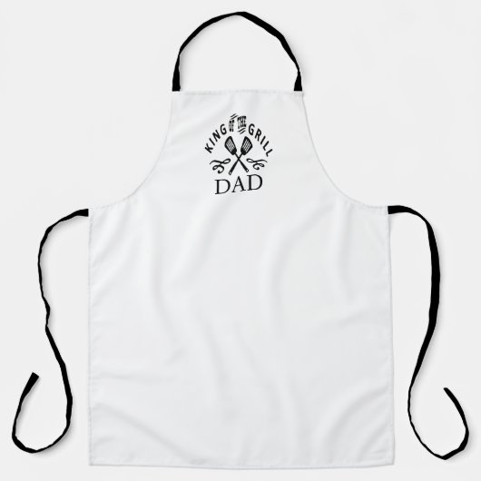 Tablier Personnaliser BBQ Apron - King Of The Grill (Recto)