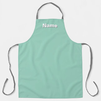 Tablier Personnaliser Café Coffee Shop Aqua