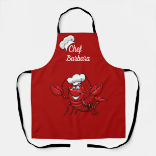 Tablier Personnaliser Chef Homard Tout-En-Tout Imprimer Ta