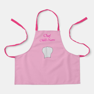 Tablier Personnaliser Chef Kids Pink Craft
