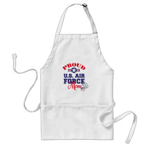 Tablier Personnaliser Chien Tag U.S Air Force Maman