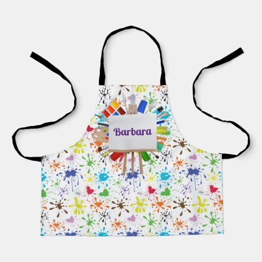 Tablier Personnaliser de l'artiste enfant (Recto)