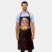 Tablier Personnaliser Funny Barbecue Chef porc grillades d (Porté)