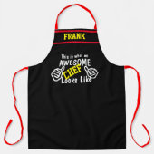Tablier Personnaliser Funny Chef génial #fatherday Mens (Recto)