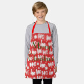 Tablier Personnaliser HO HO Christmas Holiday Apron (Porté)