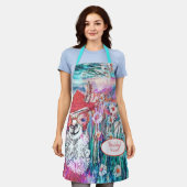 Tablier Personnaliser Joyeux anniversaire Mama Llama (Porté)