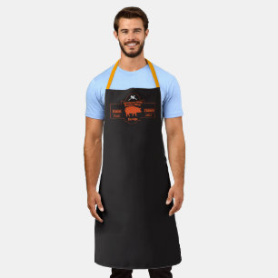 Tablier Personnaliser la boutique de boucherie cochon porc