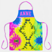 TABLIER PERSONNALISER LA CONCEPTION CRAVATE-DYE ABSTRAITE (Recto)