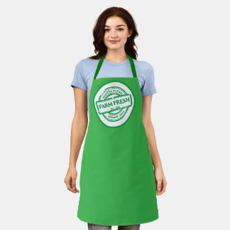 Tablier Personnaliser la promotion des légumes et des œufs