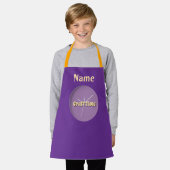 Tablier Personnaliser l'artisanat temps violet (Porté)