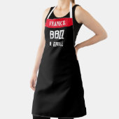 Tablier Personnaliser le barbecue et le grill | Votre NOM (Insitu)