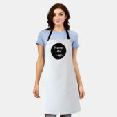 Tablier Personnaliser le logo blanc (Porté)