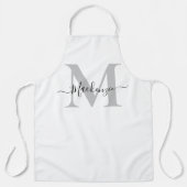 Tablier Personnaliser le nom du monogramme Ajouter une cou (Recto)