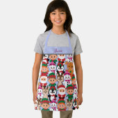 Tablier Personnaliser le nom Teddy Noël Coloré (Insitu)