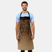 Tablier Personnaliser le Poster de animal Leopard Ombre (Porté)