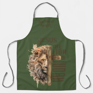 Tablier Personnaliser l'Écriture l Jésus le Lion, homme