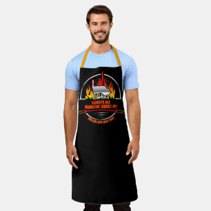 Tablier Personnaliser l'entreprise de barbecue à grillade 