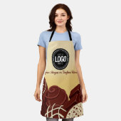 Tablier Personnaliser les affaires modernes de chocolat (Porté)