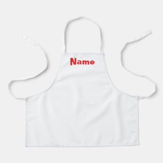 Tablier Personnaliser les enfants Blanc