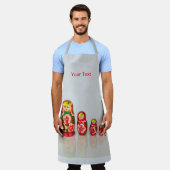 Tablier Personnaliser les poupées russes de la Matryoshka  (Porté)