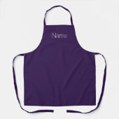 Tablier Personnaliser personnalisation NOM monogramme viol (Recto)