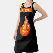 Tablier Personnaliser Pit Boss Drôle C'est BBQ Time Grill (Insitu)
