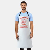 Tablier Personnaliser Pizza Restaurant Détail Pizza Chef (Porté)