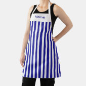 Tablier Personnaliser Rayures Bleues (Insitu)