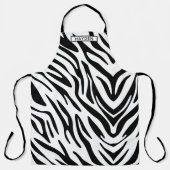Tablier Personnaliser Zebra Stripes (Recto)