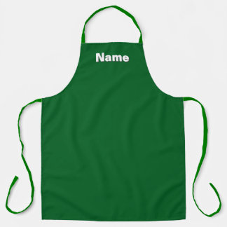 Tablier Personnalisez Café Traiteur Fleuriste Vert