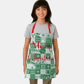 Tablier Personnalisez l'aire d'ARBRE DE NOËL DE GINGERBREA (Insitu)