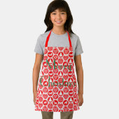 Tablier Personnalisez le salon de Noël HEART GINGERBREAD D (Insitu)