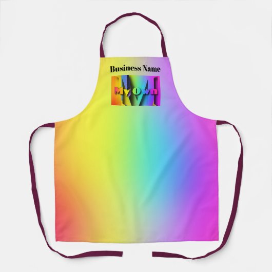 Tablier Personnalisez Mon Propre Café Café (Recto)