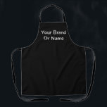 Tablier Personnalisez votre marque noire<br><div class="desc">Taille : Tablier d'impression tout-en-un, moyen 26"x30" Que vous soyez cuisine à la maison, que vous soyez l'hôte d'un barbecue d'été ou que vous fassiez de l'artisanat, faites-le avec style avec nos tabliers entièrement personnalisables ! Fabriqués en polyester de haute qualité, nos designs entièrement sublimés feront certainement une grande impression...</div>