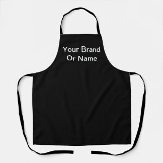 Tablier Personnalisez votre marque noire