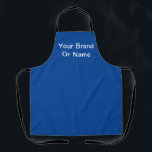 Tablier Personnalisez votre marque Ocean Blue<br><div class="desc">Taille : Tablier d'impression tout-en-un, moyen 26"x30" Que vous soyez cuisine à la maison, que vous soyez l'hôte d'un barbecue d'été ou que vous fassiez de l'artisanat, faites-le avec style avec nos tabliers entièrement personnalisables ! Fabriqués en polyester de haute qualité, nos designs entièrement sublimés feront certainement une grande impression...</div>